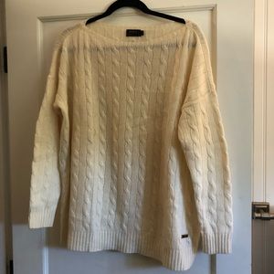 Polo Ralph Lauren boat neck cable-knit sweater